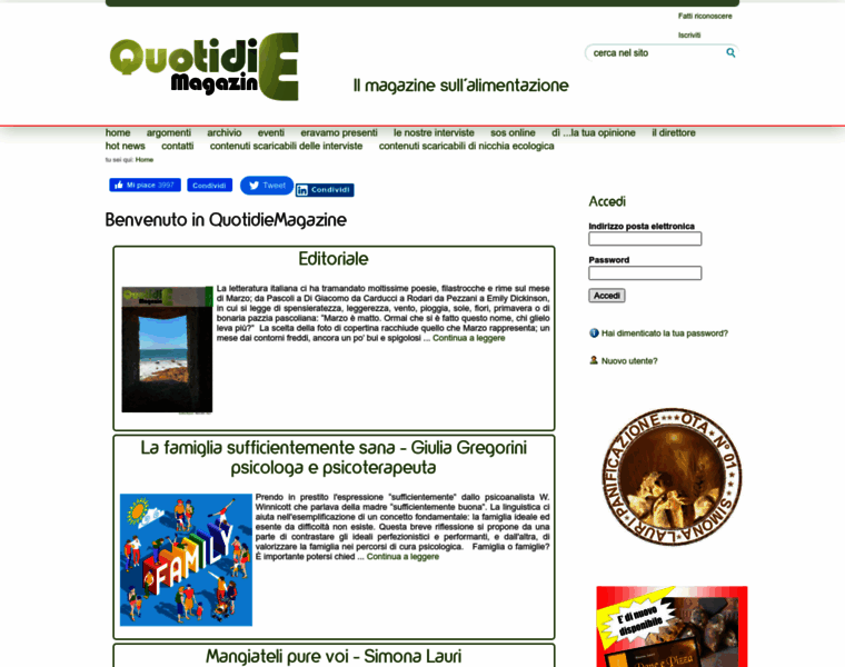 Quotidiemagazine.it thumbnail