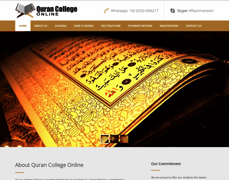 Qurancollegeonline.com thumbnail