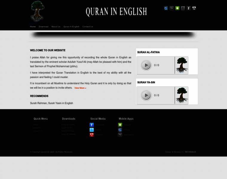 Quraninenglish.com thumbnail