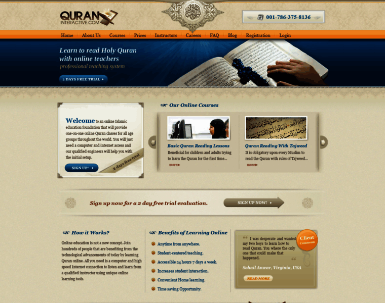 Quraninteractive.com thumbnail