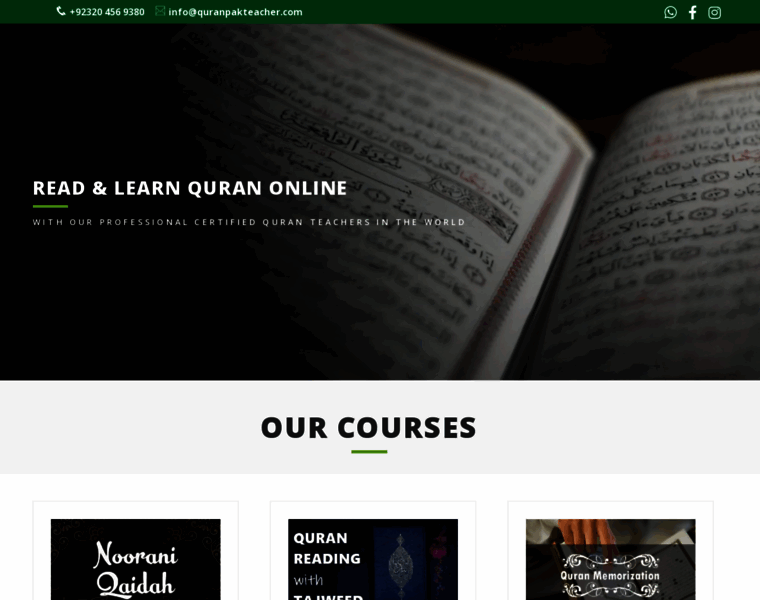 Quranpakteacher.com thumbnail
