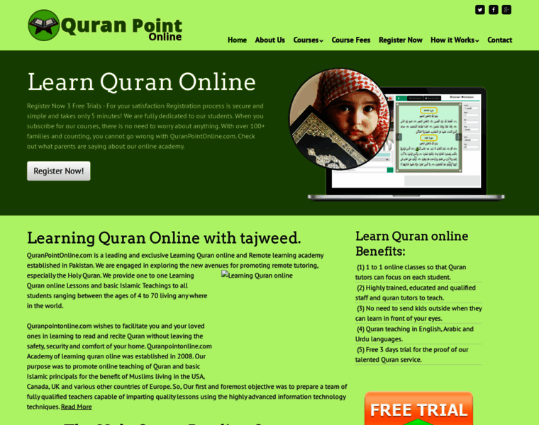Quranpointonline.com thumbnail