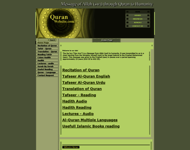 Quranwebsite.com thumbnail