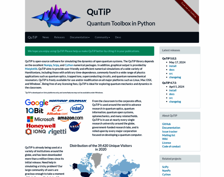Qutip.org thumbnail