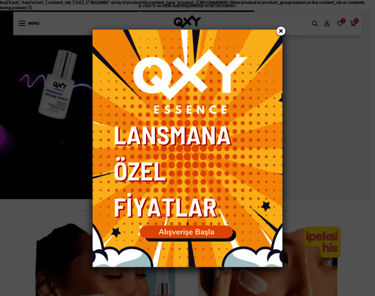 Qxyessence.com thumbnail