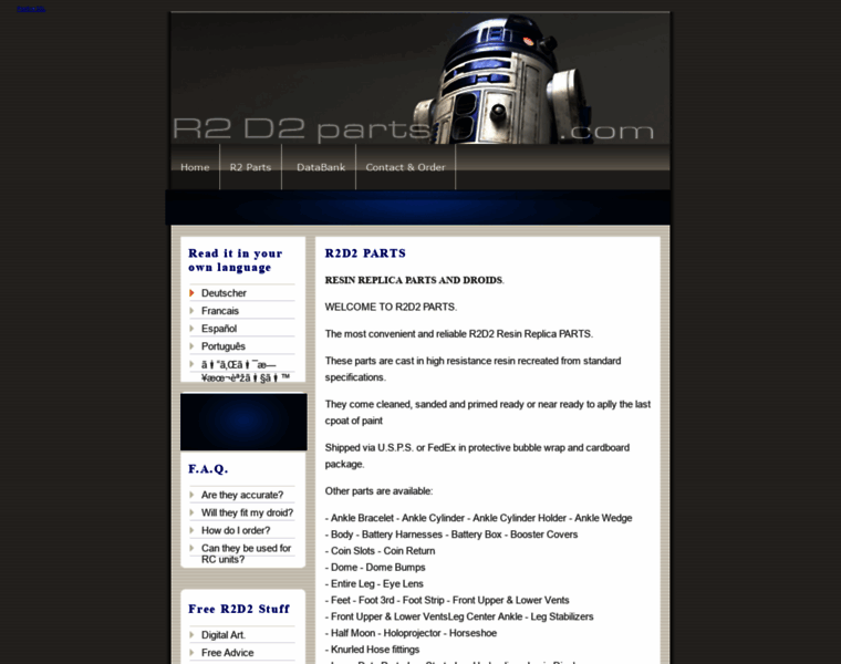 R2d2parts.com thumbnail