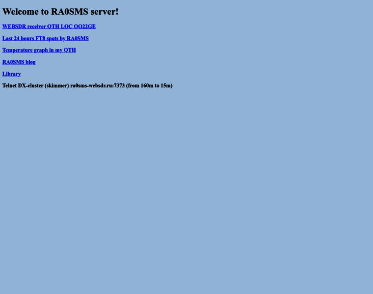 Ra0sms-websdr.ru thumbnail