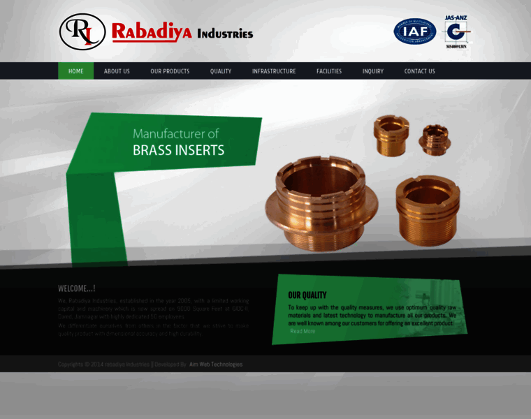 Rabadiyaindustries.com thumbnail