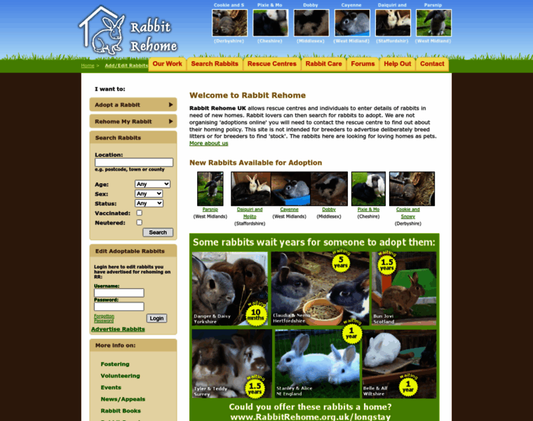 Rabbitrehome.org.uk thumbnail