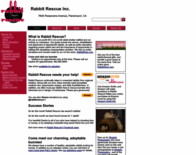 Rabbitrescue.com thumbnail