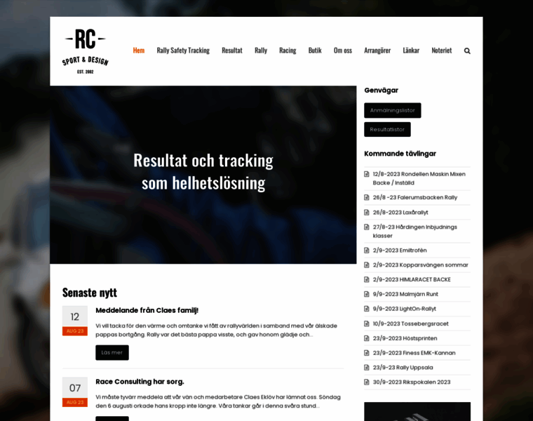 Raceconsulting.se thumbnail