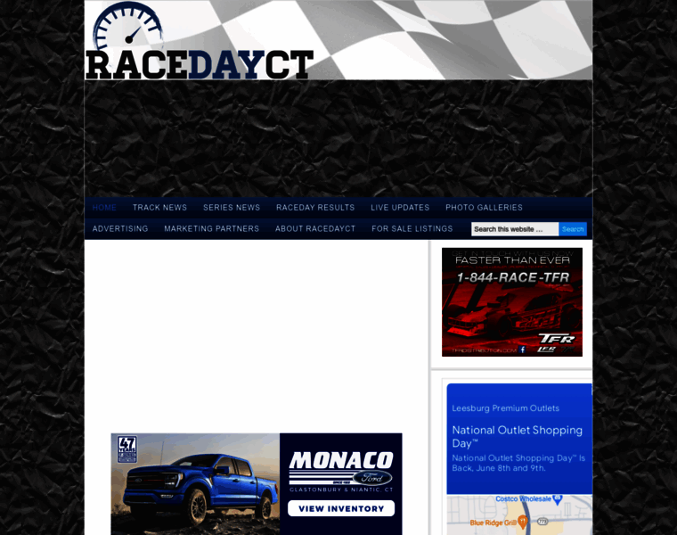 Racedayct.com thumbnail