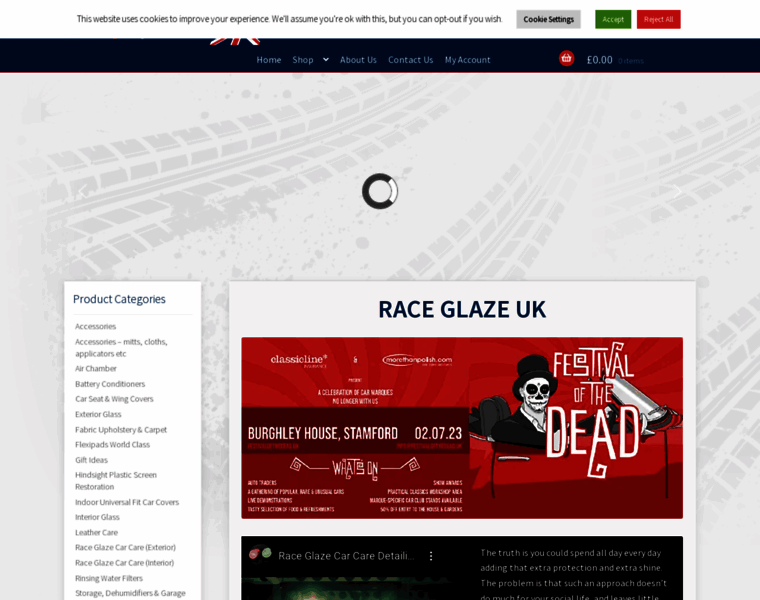 Raceglaze.co.uk thumbnail