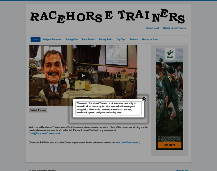 Racehorsetrainers.co.uk thumbnail