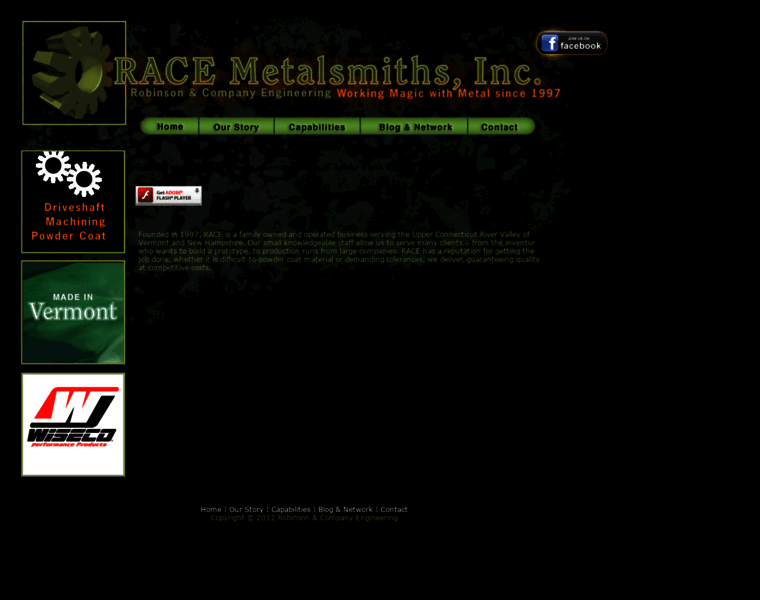 Racemetalsmiths.com thumbnail