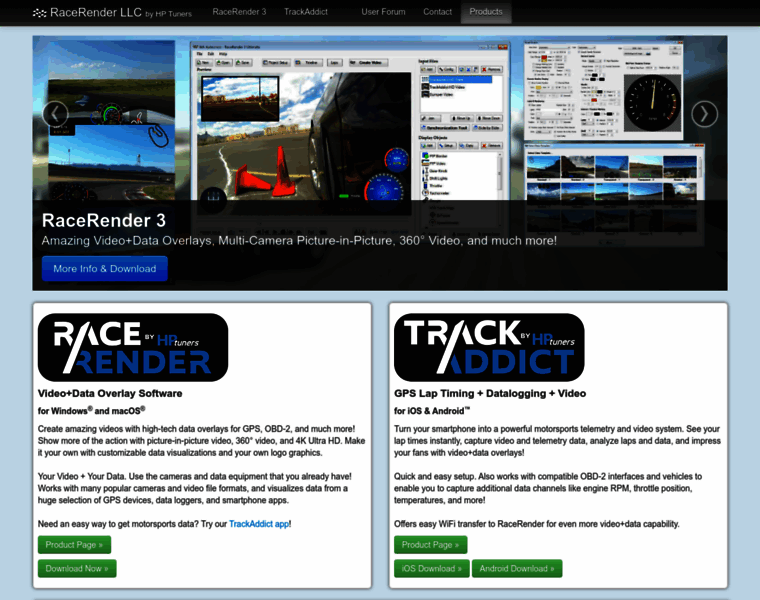 Racerender.com thumbnail