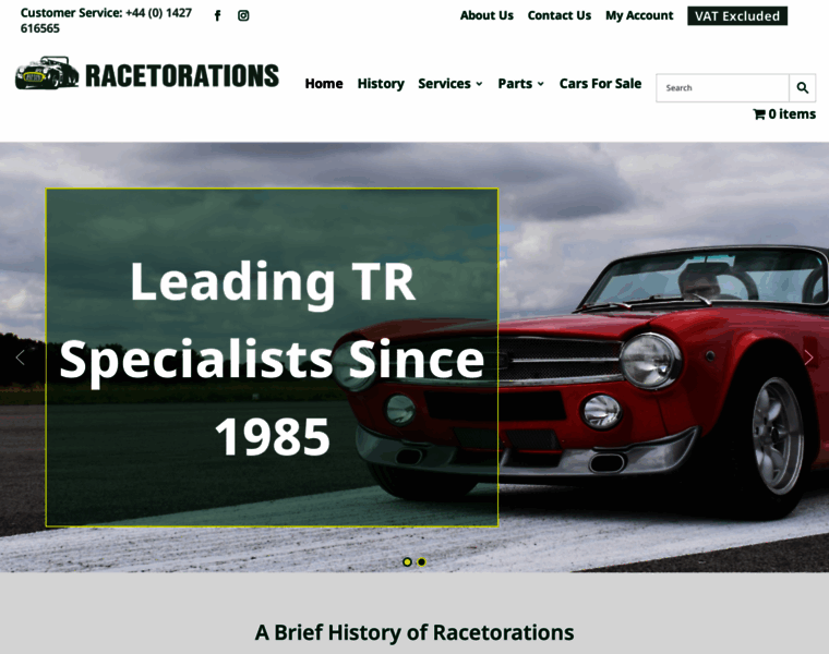 Racetorations.co.uk thumbnail