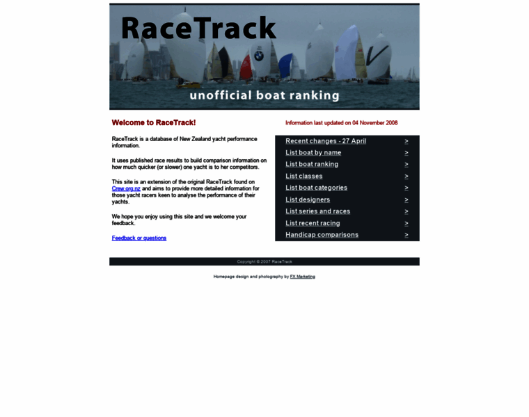 Racetrack.org.nz thumbnail