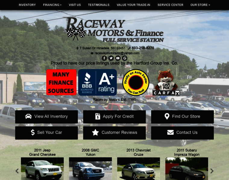 Racewaymotorsinc.com thumbnail