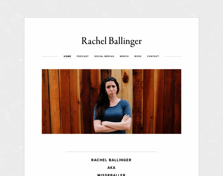 Rachelballingercomedy.com thumbnail