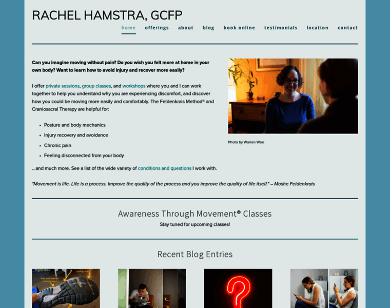 Rachelhamstra.com thumbnail