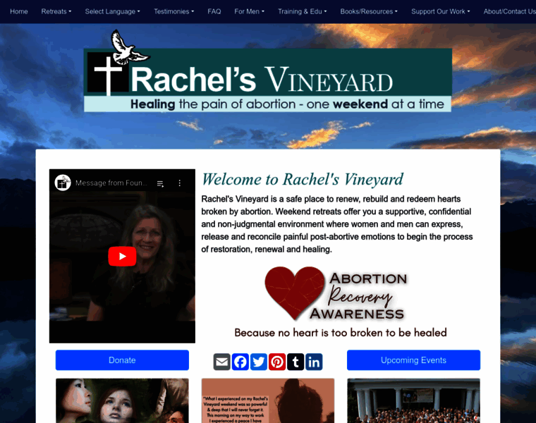 Rachelsvineyard.org thumbnail