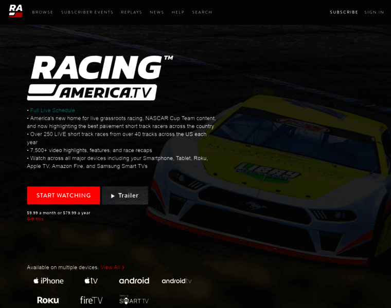 Racingamerica.tv thumbnail
