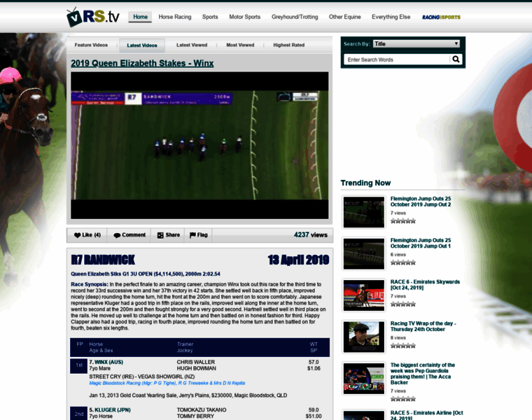 Racingandsports.tv thumbnail