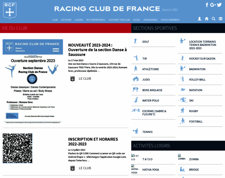 Racingclubdefrance.net thumbnail