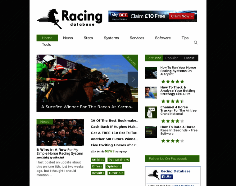 Racingdatabase.com thumbnail