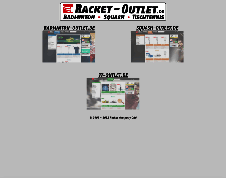 Racket-outlet.de thumbnail