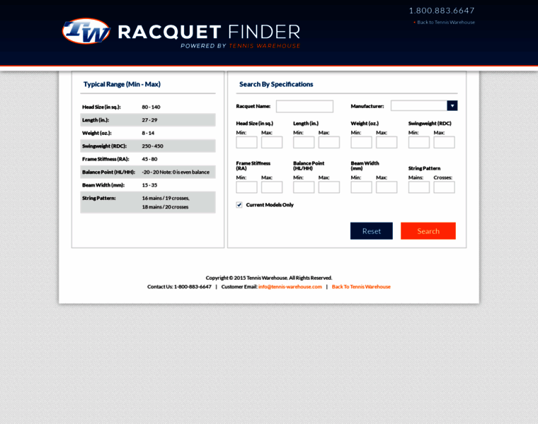 Racquetfinder.com thumbnail