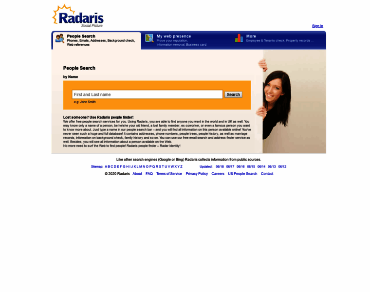 Radaris.co.uk thumbnail