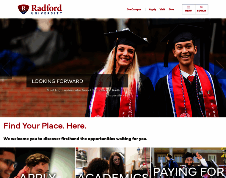 Radford.edu thumbnail