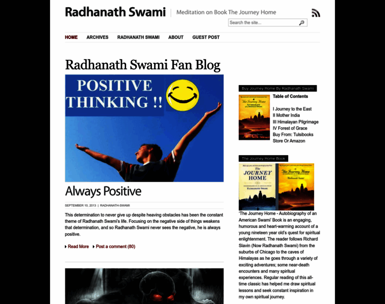 Radhanath-swami.net thumbnail