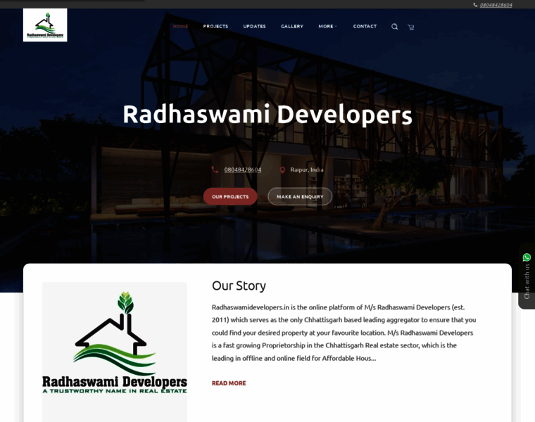 Radhaswamidevelopers.in thumbnail