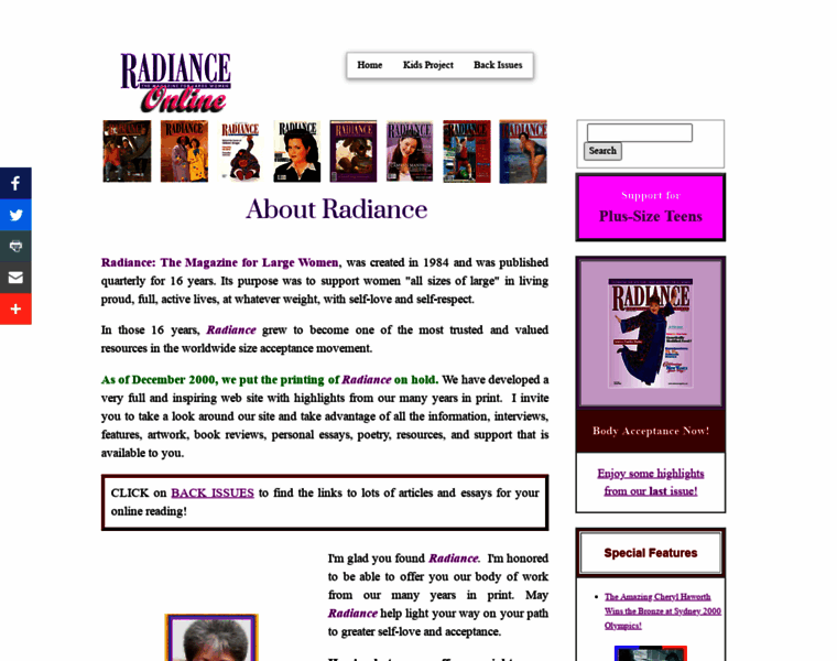 Radiancemagazine.com thumbnail