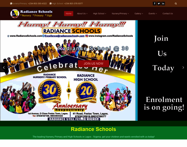 Radianceschools.com thumbnail