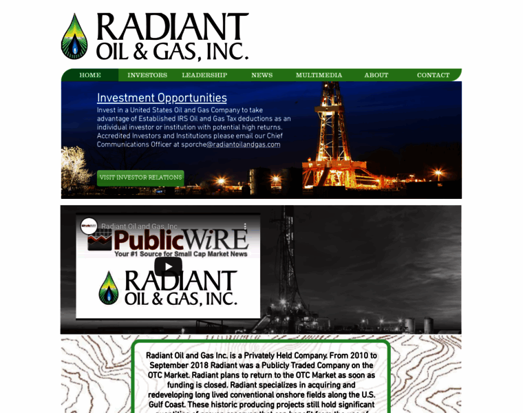 Radiantoilandgas.com thumbnail