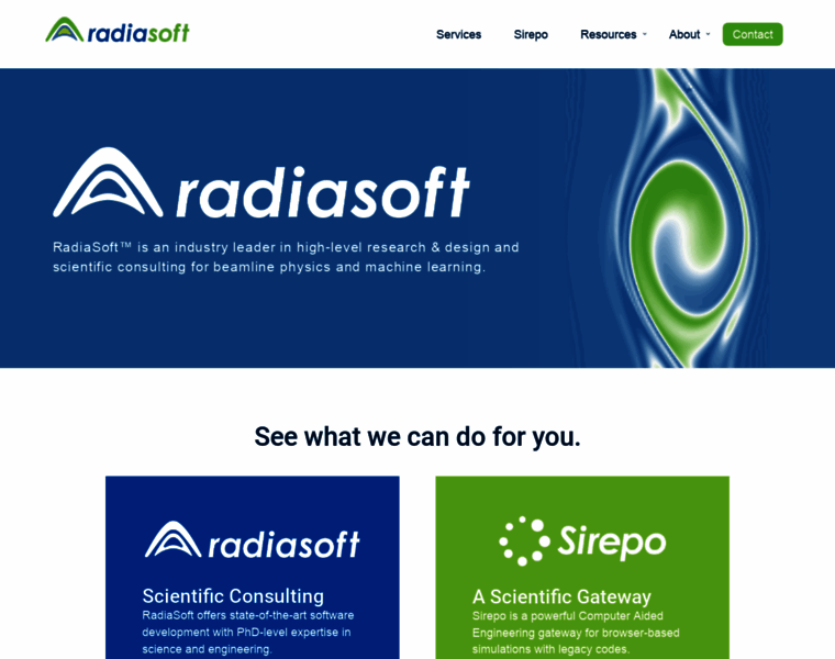 Radiasoft.net thumbnail
