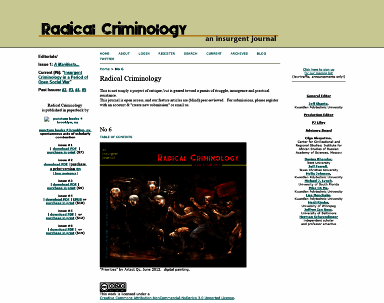 Radicalcriminology.org thumbnail