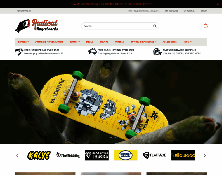 Radicalfingerboards.com.au thumbnail