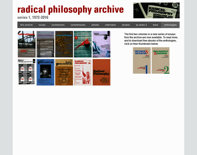 Radicalphilosophyarchive.com thumbnail