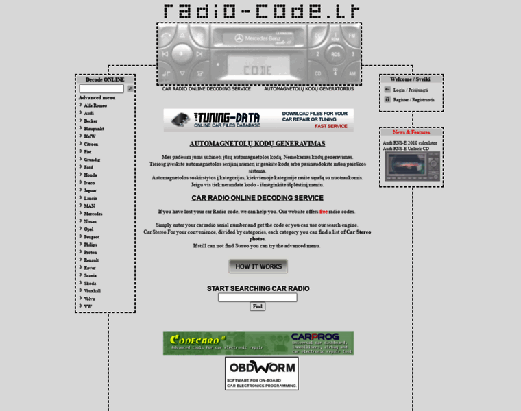 Radio-code.lt thumbnail