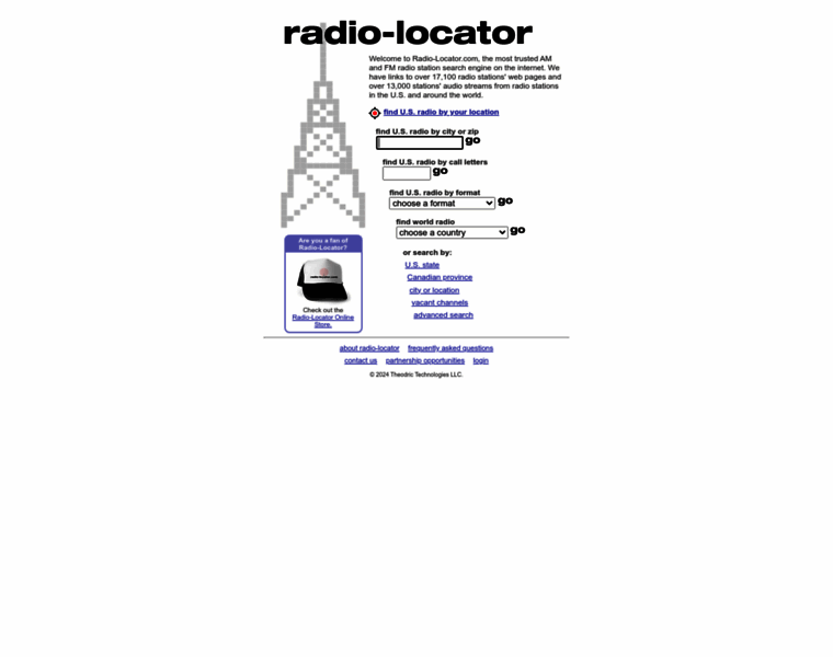 Radio-locator.com thumbnail