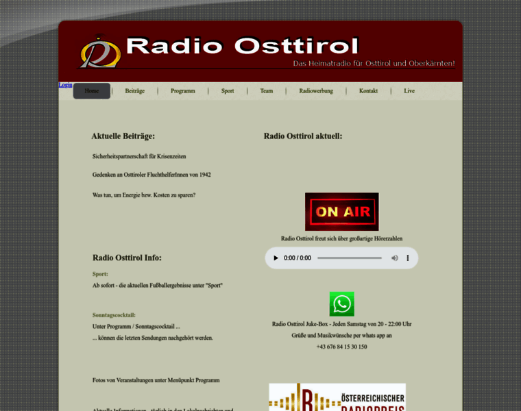 Radio-osttirol.at thumbnail