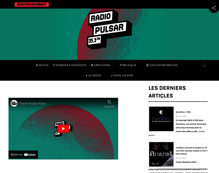 Radio-pulsar.org thumbnail