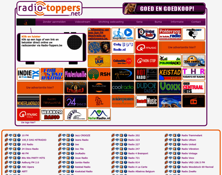 Radio-toppers.be thumbnail