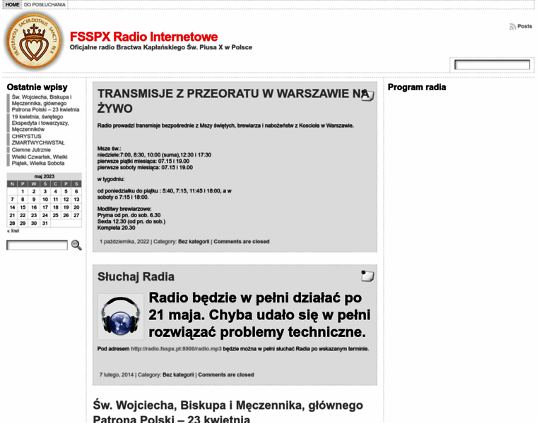 Radio.fsspx.pl thumbnail