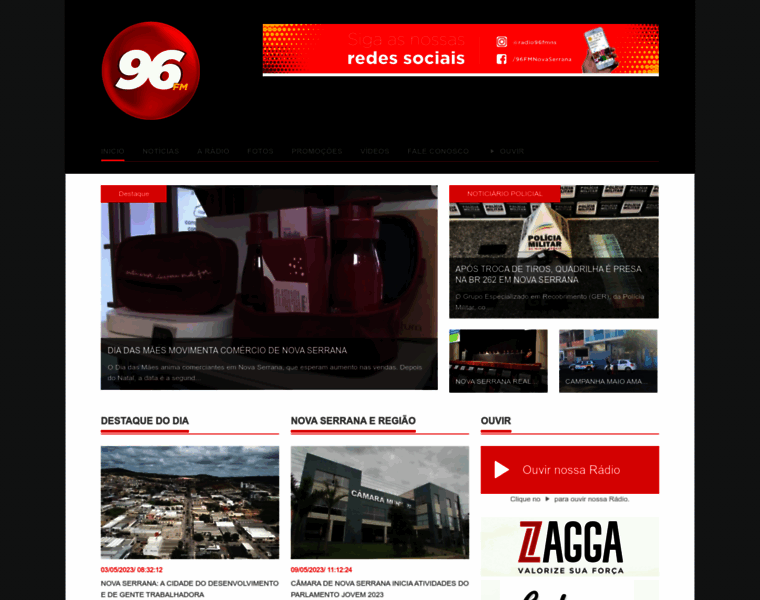 Radio96fmns.com.br thumbnail